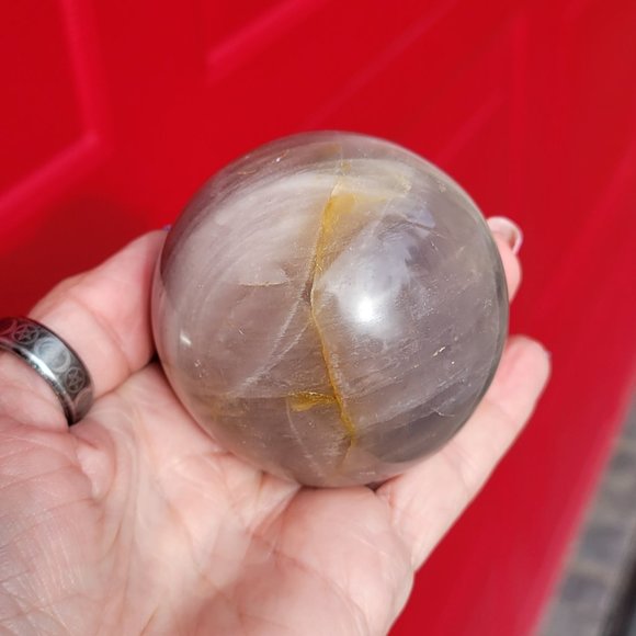 Blue Rose Quartz Sphere - Picture 1 of 2